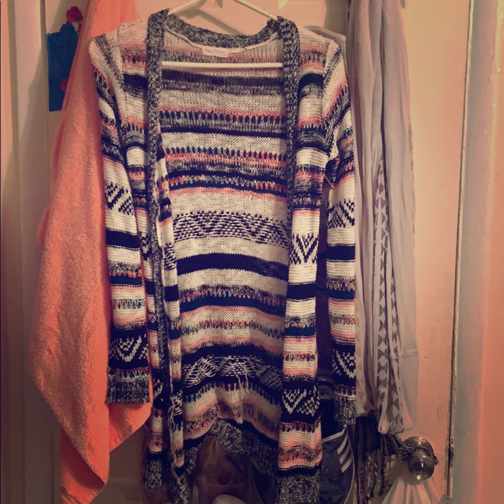 Multi-colored cardigan